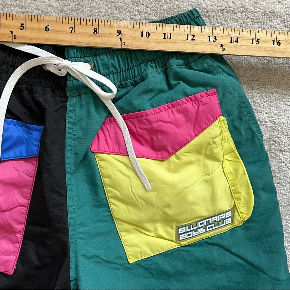 BILLIONAIRE BOYS CLUB TIDAL SHORTS SIZE SMALL TRENDY STREET WEAR 80s - Picture 7 of 10